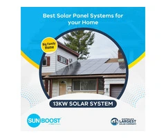 Go Big, Save Bigger with Sunboost's 13kW Solar System