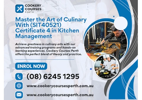 Boost Your Culinary Career with Certificate 4 in Kitchen Management