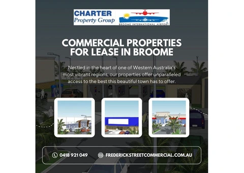 Commercial Properties for Lease in Broome | Frederick Street Commercial