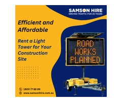 Efficient and Affordable: Rent a Light Tower for Your Construction Site