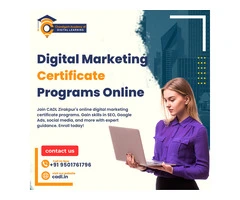 Digital Marketing Certificate Program Online In Zirakpur