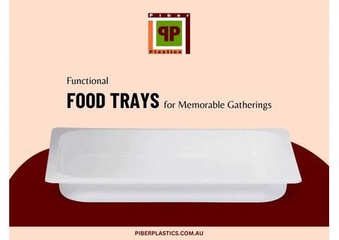 Functional Food Trays for Memorable Gatherings