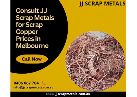 Consult JJ Scrap Metals for Scrap Copper Prices in Melbourne