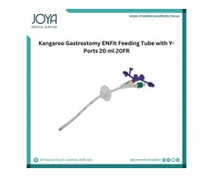 Kangaroo Gastrostomy ENFit Feeding Tubes with Y-Ports with Safe Enteral Connections 20ml 28FR