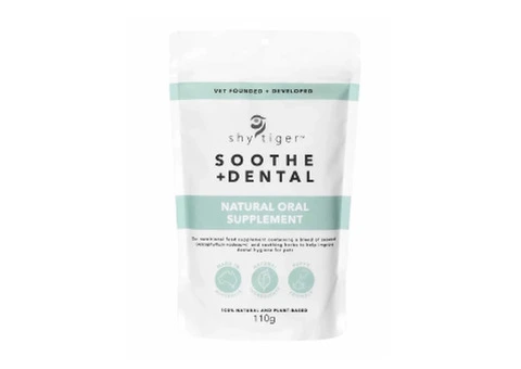 Shy Tiger Soothe + Dental Natural Oral Supplement for Dogs