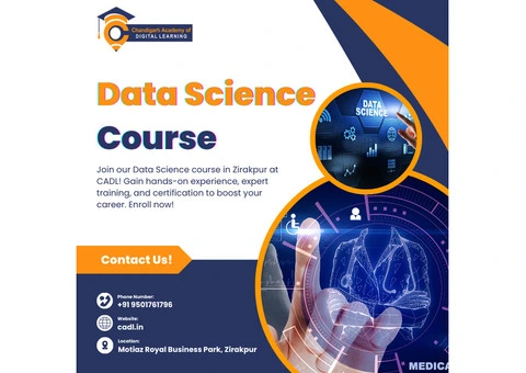 Data Science Course In Zirakpur With CADL