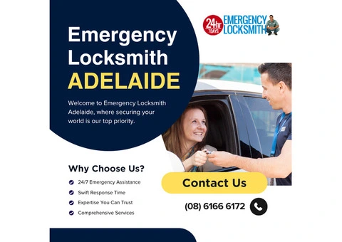 Emergency Locksmith Adelaide: 24/7 Locksmith Solutions