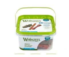 Whimzees Alligator/Brushzees/Stix Variety Value Box Dog Dental Treats | Dog Food