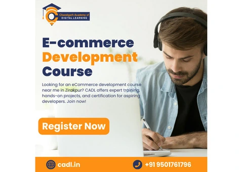 E-commerce Development Course Near Me In Zirakpur With CADL