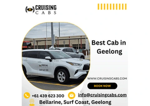 Reliable Cab Service in Geelong - Cruising Cabs