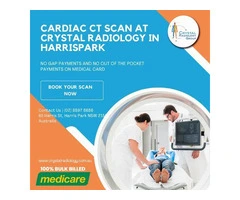 Cardiac CT Scan at Crystal Radiology in harrispark.(02) 8315 8292