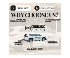 Get the Most Reliable Taxi Service in Geelong - Cruising Cabs { Taxi in Geelong }