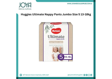 Huggies Ultimate Nappy Pants Jumbo Size 5 13-18kg | Australia - Joya Medical Supplies