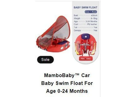Choose the skin-friendly and swim-safe Baby Float that offers 360° full protection