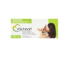 Buy Valuheart Heartworm for Medium Dogs 11 to 20kg Green Pack|Pets Worm treatment | VetSupply