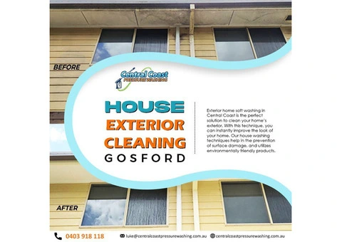 Choose The Best Professionals For House Exterior Cleaning In Gosford