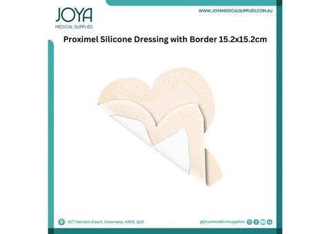 Proximel Silicone Dressing with Border 15.2x15.2cm | Joya Medical Supplies
