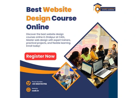 Best Website Design Courses Online In Zirakpur With CADL