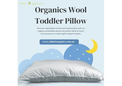 Best Organics Wool Toddler Pillow for Better Kids Sleep