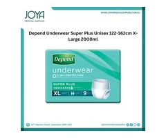 Depend Underwear Super Plus Unisex 122-162cm X-Large 2000ml | Australia