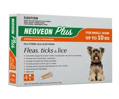 Buy Neoveon Plus Flea and Tick For Small Dogs Upto 10kg Orange Online