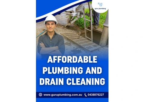 Affordable Plumbing and Drain Cleaning Services Available Now