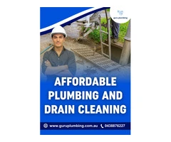 Affordable Plumbing and Drain Cleaning Services Available Now