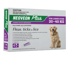 Buy Neoveon Plus Flea and Tick For Large Dogs 20 to 40kg Purple Online
