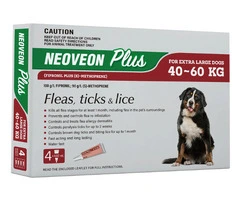 Buy Neoveon Plus Flea and Tick For Extra Large Dogs 40 to 60kg Red Online