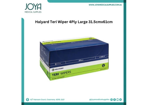 Halyard Teri Wiper 4Ply Large 31.5cmx61cm | Australia