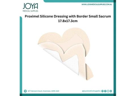 Proximel Silicone Dressing with Border Small Sacrum 17.8x17.3cm | Australia