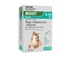 Buy Neovet Flea and Worming For Medium Dogs 4 to 10kg Aqua Online