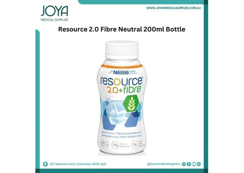 Resource 2.0 Fibre Neutral 200ml Bottle | Australia - Joya Medical Supplies
