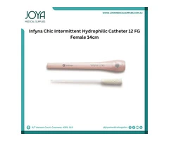 Infyna Chic Intermittent Hydrophilic Catheter 12 FG Female 14cm - Joya Medical Supplies