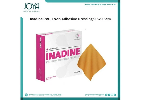 Inadine PVP-I Non Adhesive Dressing 9.5x9.5cm | Australia