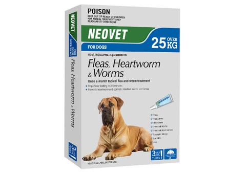 Buy Neovet Flea and Worming For Extra Large Dogs Over 25Kg Blue Online