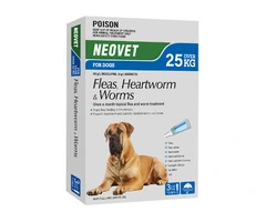 Buy Neovet Flea and Worming For Extra Large Dogs Over 25Kg Blue Online