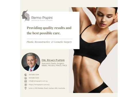 Plastic, Reconstructive & Cosmetic Surgery - Dr Remo Papini