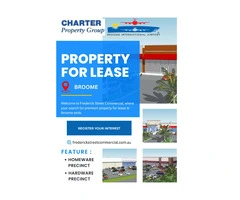 Property for Lease in Broome | Frederick Street Commercial
