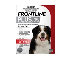 Frontline Plus For Extra Large Dogs 40 To 60Kg (Red)