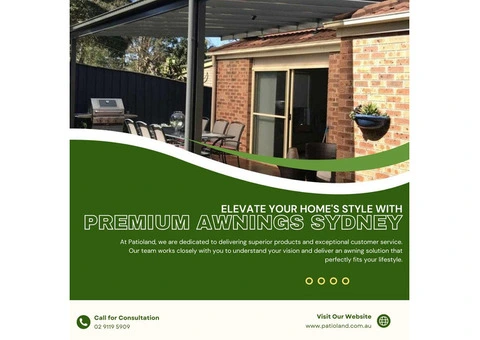 Quality Home Awnings Are a Must-Have for Sydney Homes