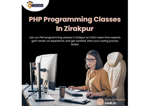 PHP programming Classes In Zirakpur With CADL
