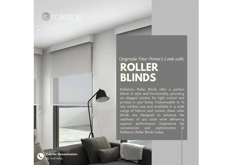 Automatic Roller Blinds for Privacy and Light Control