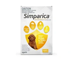 Simparica Chewables 5MG for Puppies 1.3-2.5KG (YELLOW)