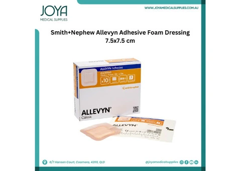 Smith+Nephew Allevyn Adhesive Foam Dressing 7.5x7.5cm - Joya Medical Supplies