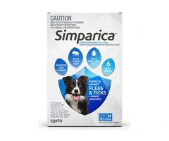 Simparica Chewables 40MG for Medium Dogs 10.1-20KG (BLUE)