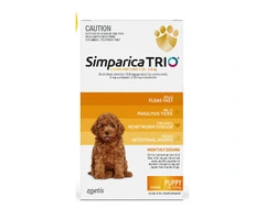 Simparica TRIO for Puppy 1.25-2.5kg (Yellow)