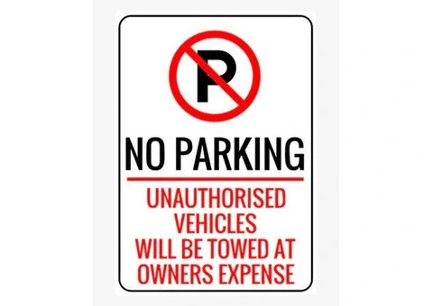 Parking Signs for Sale in Australia - Customisable & Durable