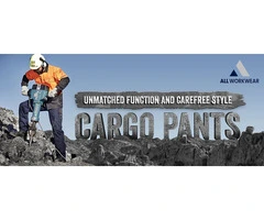 UNMATCHED FUNCTION AND CAREFREE STYLE CARGO PANTS