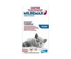 Buy Milbemax Allwormer Tablets for Small Cats 0.5 to 2kg |Pet Worm treatment | VetSupply